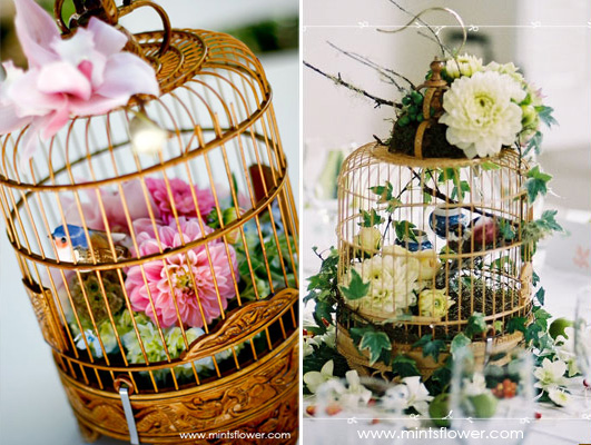 Some spectacular Wedding Bird Cages and a little Alice In Weddingland 