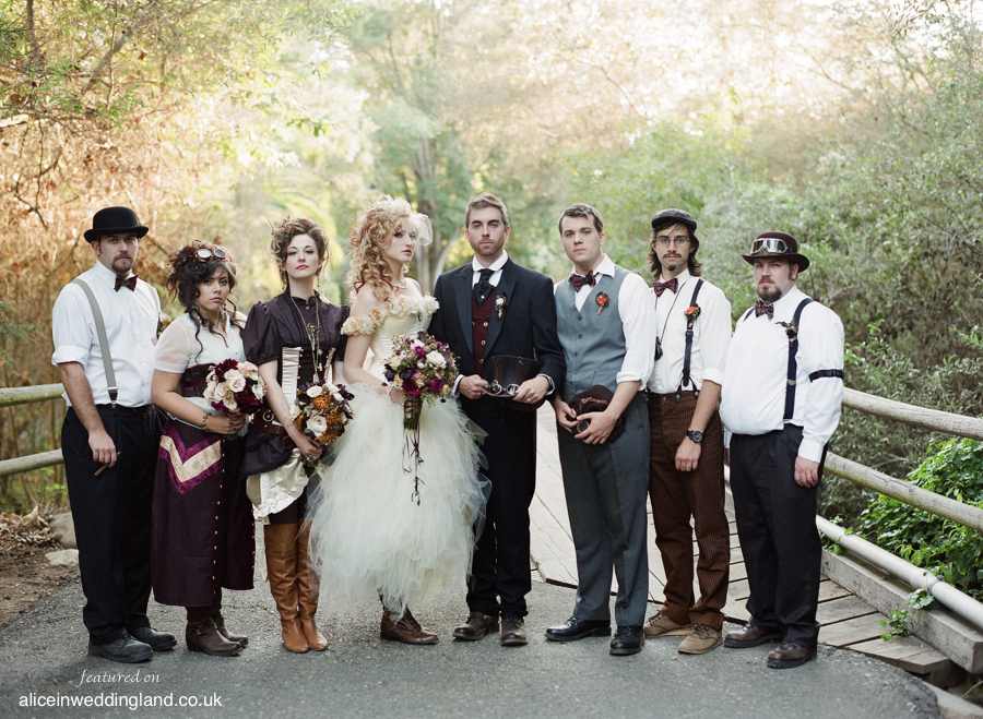 A unique Steampunk wedding April 27 2012