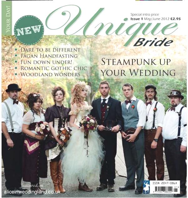 Unique Bride Magazine: The Cover and a feature